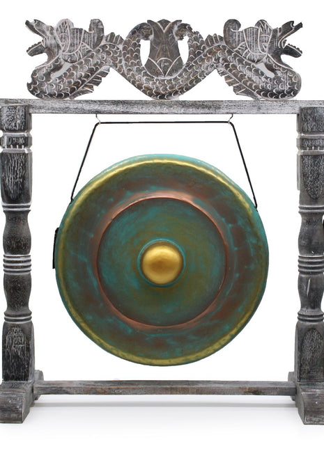 Medium Gong in Stand - 50cm - Greenwash
