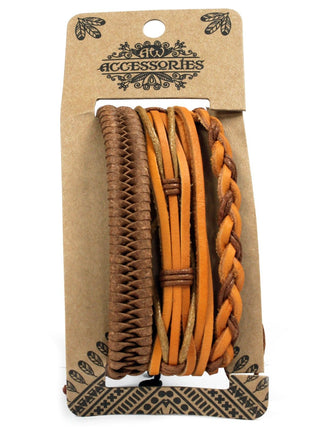 Mens Bracelet Sets - Tanned & Interesting (asst)