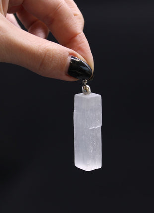 Selenite Natural Pendent
