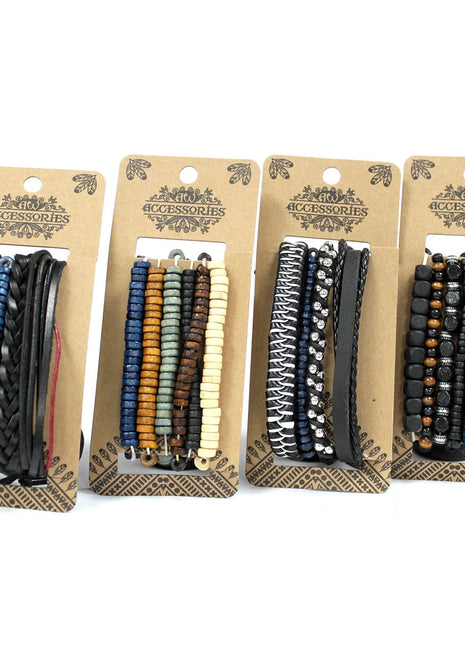 Mens Bracelet Sets - Moody & Blue (asst)