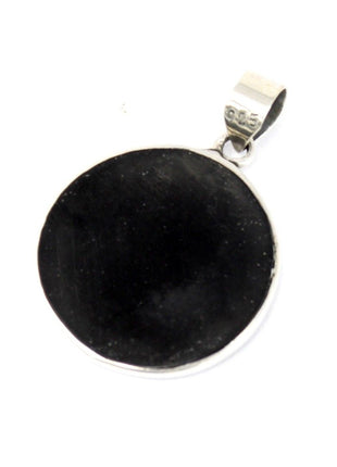 Tree of Life Silver Pendent 22mm - Abalone