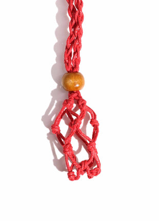 Crystal Gemstone Necklace Cord 45cm/18inch - Red