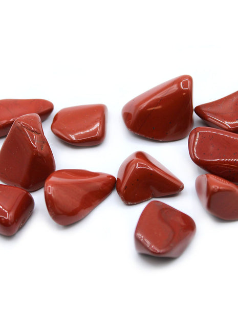 Pack of 24 L Tumble Stone - Jasper - Red