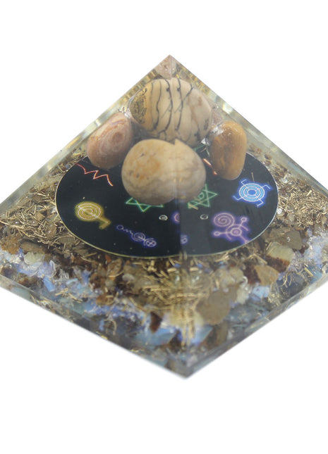 Orgonite Pyramid - Midnight Reiki - 70mm