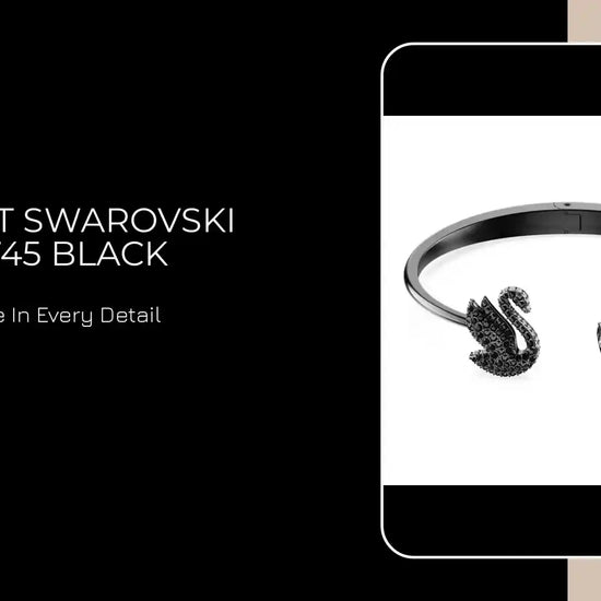 Bracelet Swarovski 5688745 Black by@Outfy