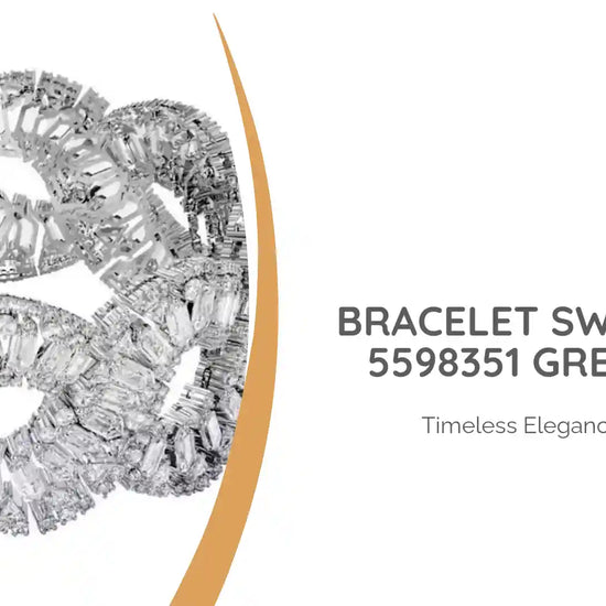 Bracelet Swarovski 5598351 Grey 18 cm by@Outfy