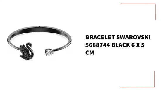 Bracelet Swarovski 5688744 Black 6 x 5 cm by@Outfy